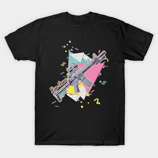 Run Guns T-Shirt by bakerjrae